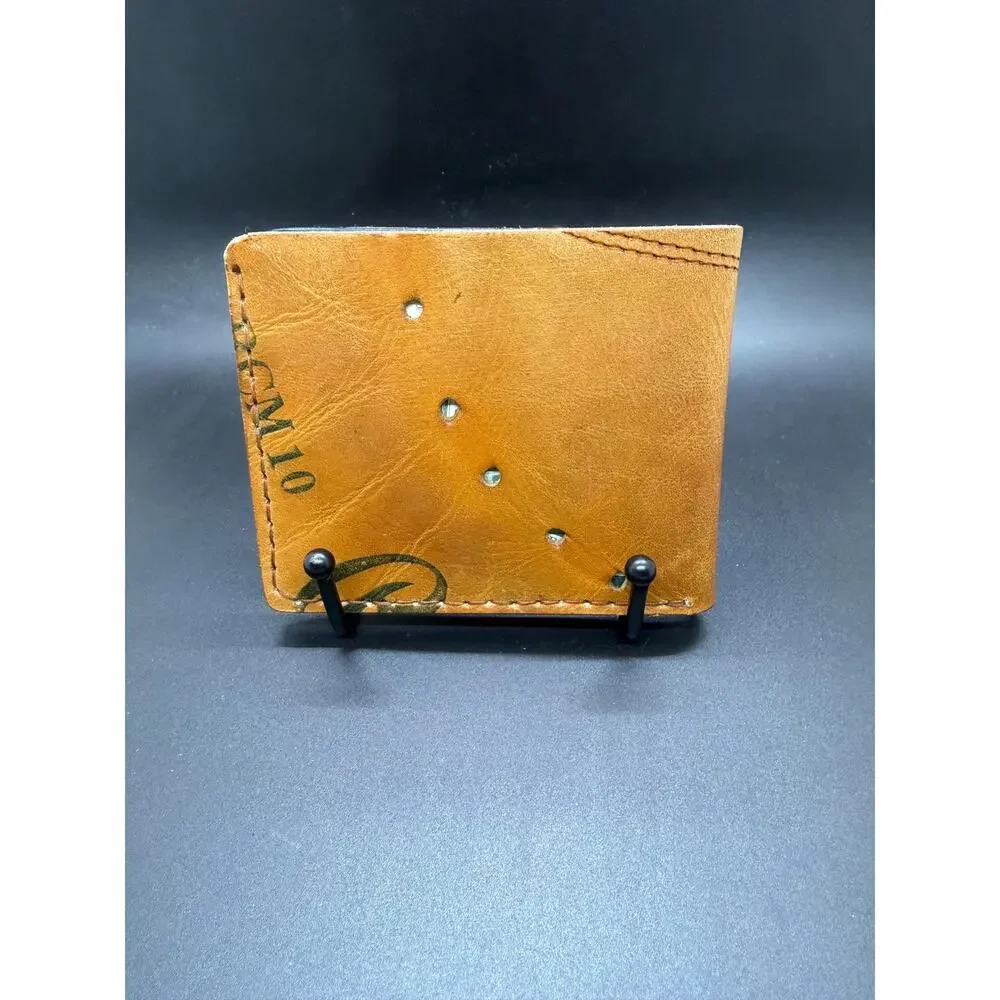 Handmade Baseball Glove Leather Wallet – Minimalist & Versatile